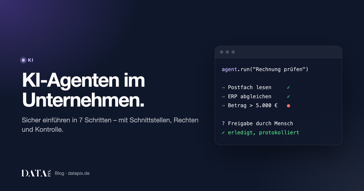 KI-Agenten im Unternehmen: Ein Agent verbindet Postfach, ERP und Kalender über Schnittstellen