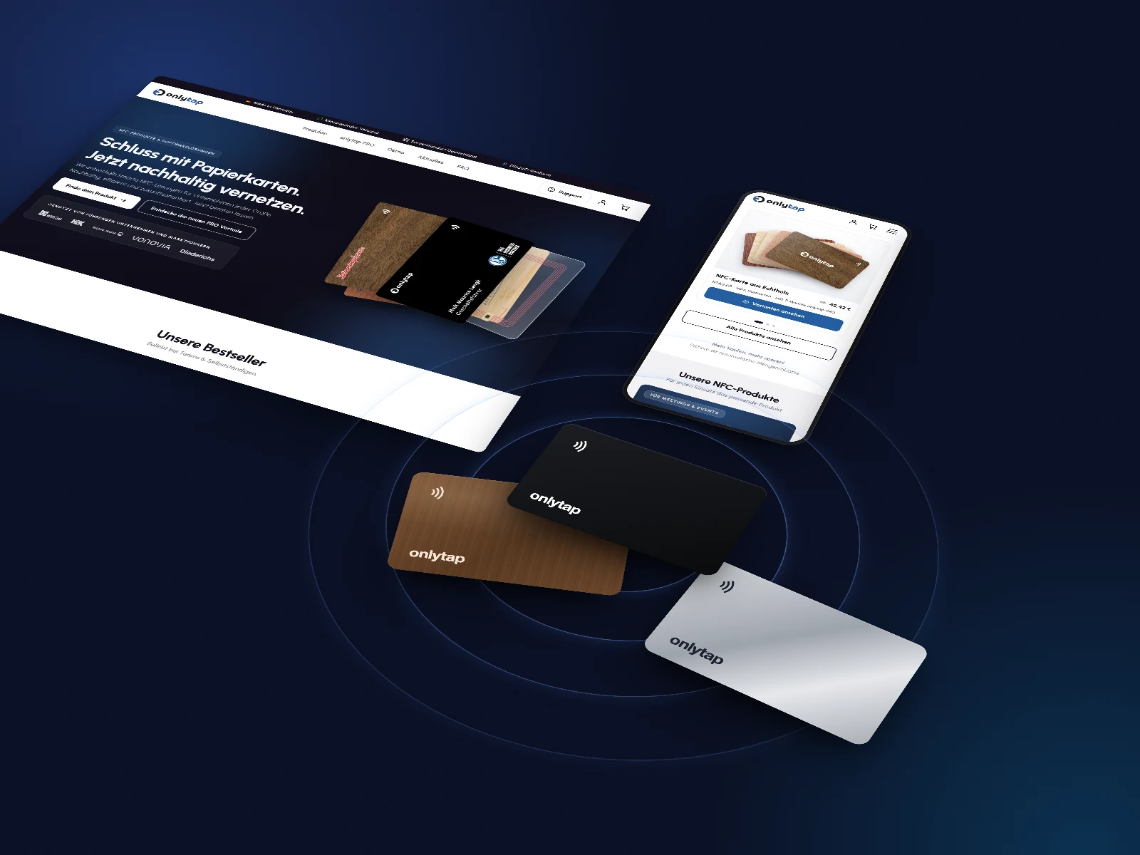 onlytap: Online-Shop & NFC-Software