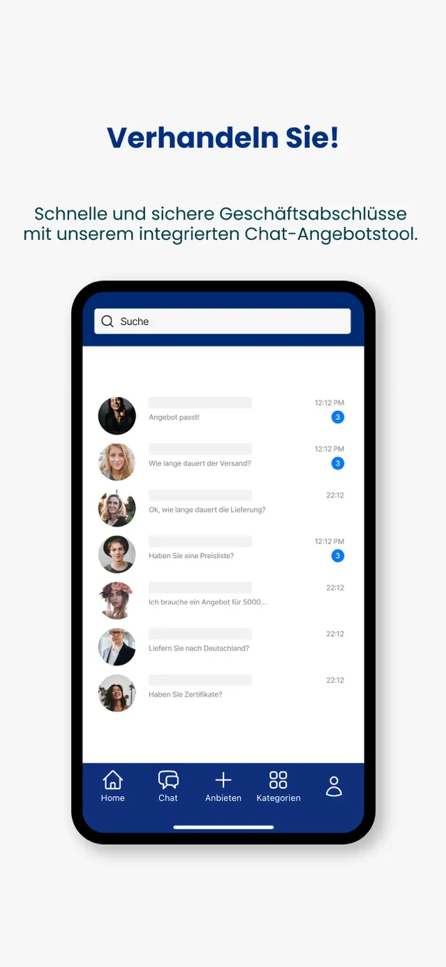 remetra-App: Verhandeln im integrierten Chat