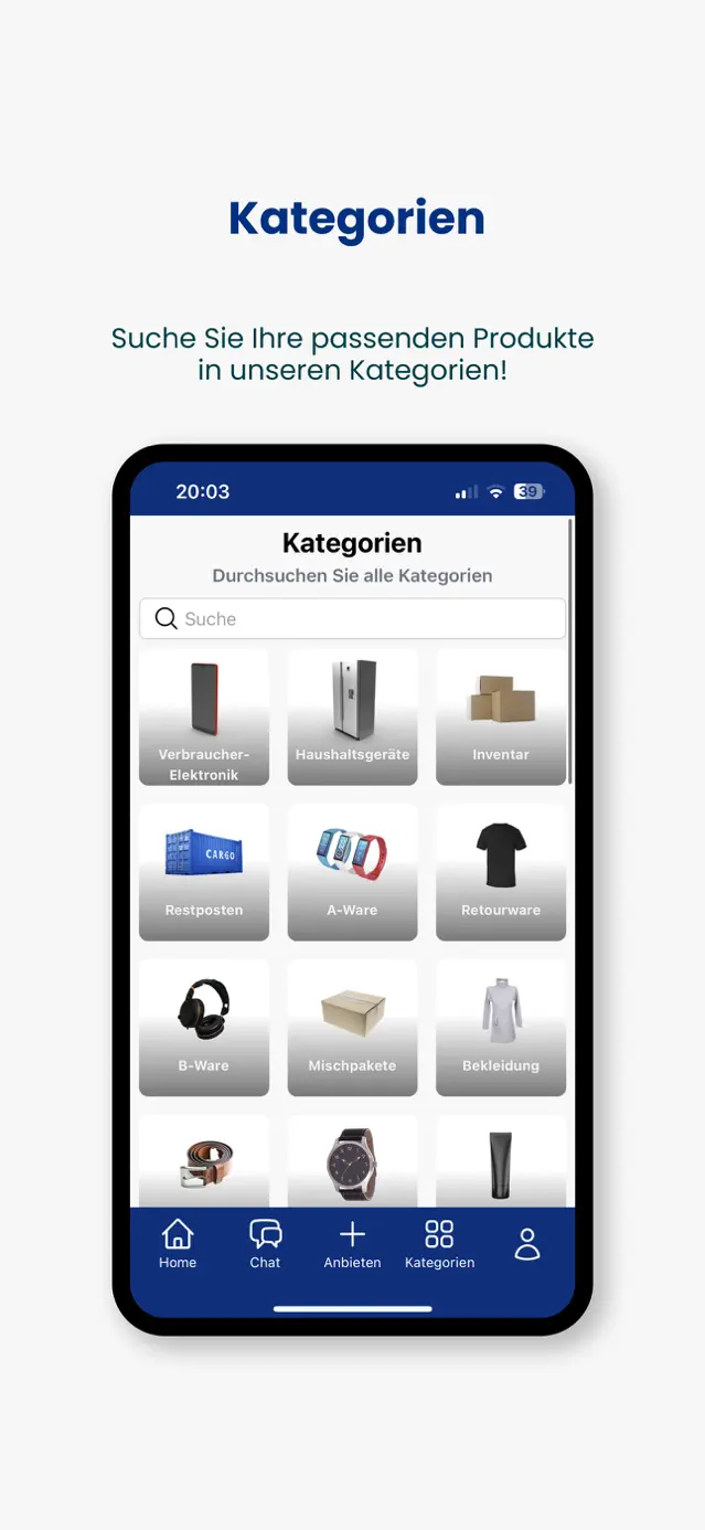remetra-App: Kategorien