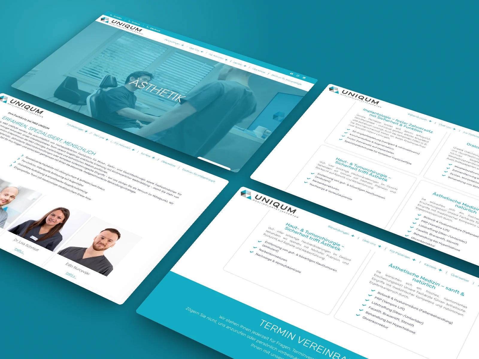 MKG Uniqum: Website & Patientendigitalisierung