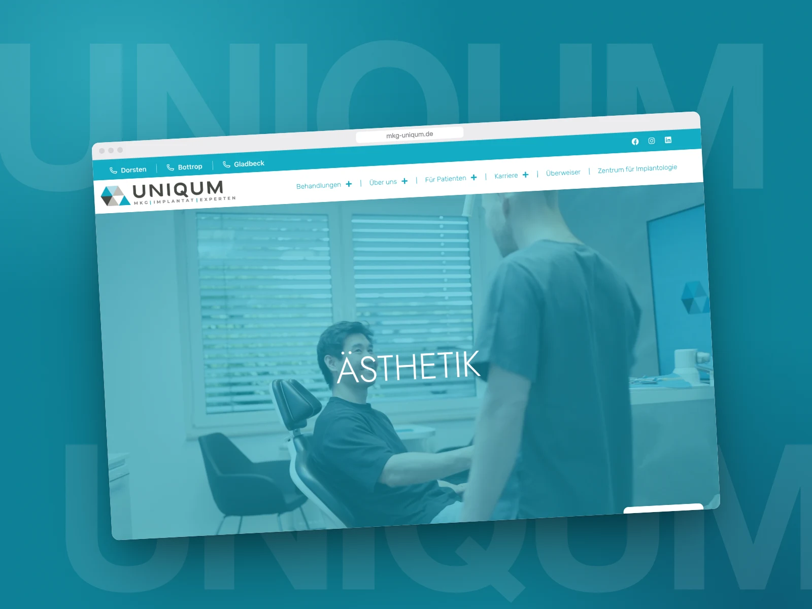 Startseite von MKG Uniqum